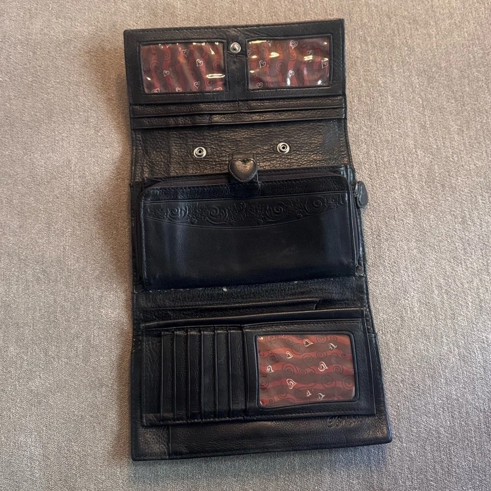 Vintage Brighton Embossed Leather Wallet